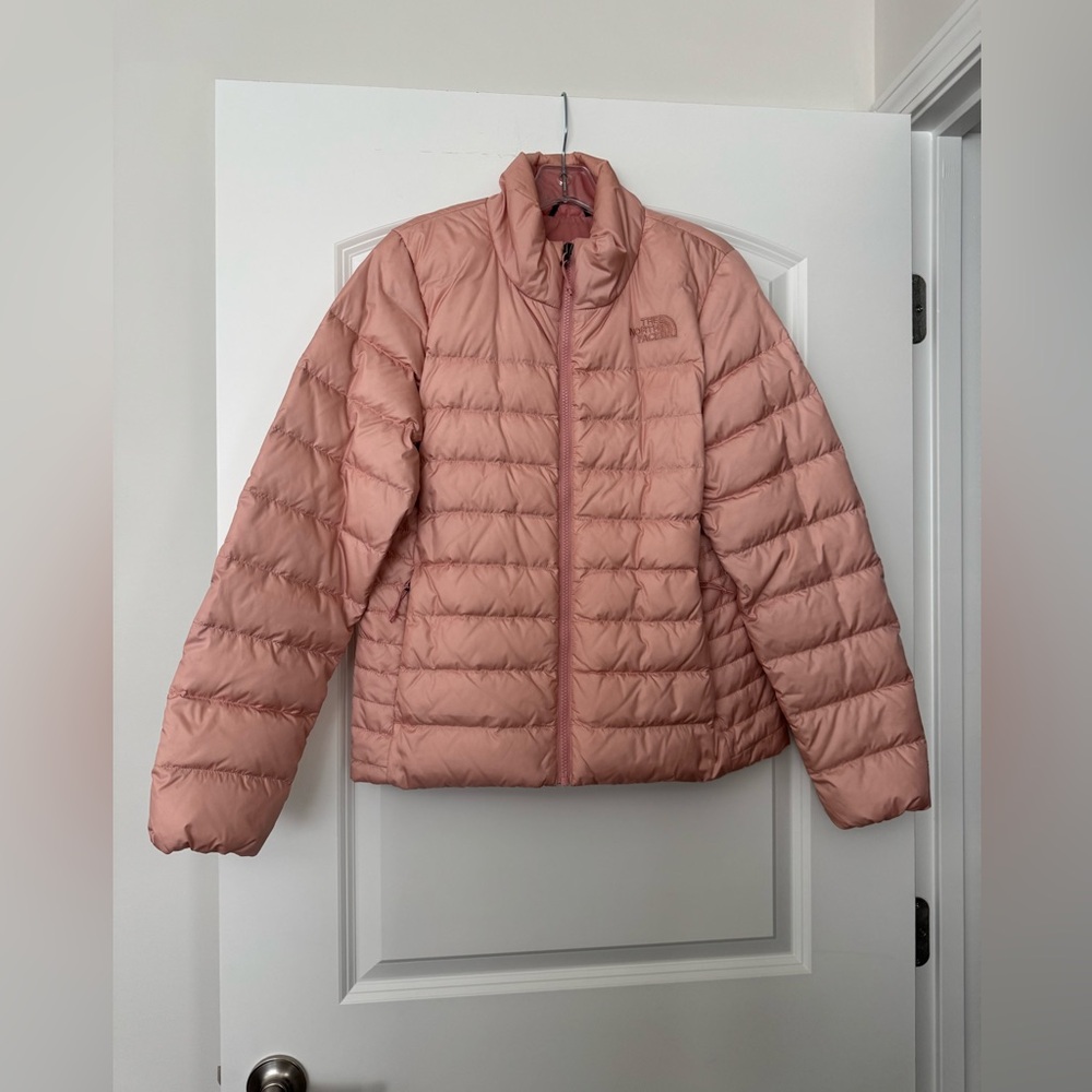 The North Face Pink Puffer Jacket
